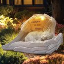Pet Cat Solar Garden Memorial Statue – Outdoor Resin Angel Kitty with Solar Light, Guardian Angel Kitten Memorial Gift for Patio, Lawn, Yard, or Garden Decor by CozyNest Decor