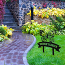 Personalized Metal Garden Sign with Stake, Custom Garden Decor for Outdoor, Custom Family Name Sign, Patio Decorations, Lawn Art, Farmhouse Decorative, Housewarming Gift (CstmDesign7) by CozyNest Decor