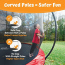 JUMPZYLLA Trampoline Outdoor 8FT 10FT 12FT 14FT 15FT 16FT with Enclosure and Ladder, ASTM Approved Recreational Trampoline for Kids and Adults, Anti-Rust Coated Frame by TinyTreasures Baby Boutique