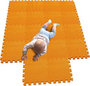 MQIAOHAM® 18 Pieces Puzzle Play Mats, Soft Baby Play Mat, Kids Interlocking Foam Floor Tiles, Toddlers Carpet Playmats G301018-102 by TinyTreasures Baby Boutique