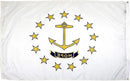 FlagSource Rhode Island Nylon State Flag, Made in the USA, 3x5' by GreenHaven Gardens