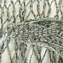Hatteras Hammocks Deluxe Green Oatmeal Heirloom Tweed DuraCord Rope Hammock – 13 ft. x 60 in., 2-Person, 450 lb Capacity, Cumaru Spreader Bar, Zinc-Plated Hardware – Handcrafted in The USA by GreenHaven Gardens