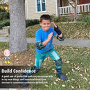 Soft-Style Kids Knee and Elbow Pads with Bike Gloves, Flexible Impact-Resistant Gear for Ages 2-11, Designed for Balance Bikes, Roller-Skating, and Skateboarding by TinyTreasures Baby Boutique