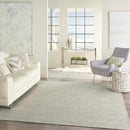 Nourison Home Positano 9' x 12' Light Grey Modern Indoor/Outdoor Rug Polypropylene by CozyNest Decor