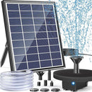 POPOSOAP Solar Water Fountain Pump for Bird Bath, 6W Outdoor Solar Bird Bath Fountain Pump with DIY Tubing for Bird Bath, Ponds, Garden and Fish Tank by GreenHaven Gardens