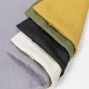 Hanging Linen Laundry Bag, 100% Pure Flax Linen Over The Door Hamper with Bottom Zipper for Laundry Room, Household Dirty Cloth Storage Organizer Bag, Gray by CozyNest Decor