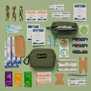 KeepGoing Small Travel First Aid Kit Kids – 60 Pc. Mini First Aid Kit for Purse, Diaper Bag, & Backpack with Latex-Free Bandages – 4 Oz., & 4.5 x 3.5 x 2 in, TSA-Approved by TinyTreasures Baby Boutique