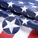American Flag 20x30 Outside, US Flags for Outdoor Indoor, Heavy Duty Durable, Deluxe Embroidered Stars, Brass Grommets, Sewn Stripes, Vivid Color, Fade Resistant and waterproof by GreenHaven Gardens