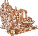Wood Trick Wooden Marble Run Electric Motorized - 3D Wooden Puzzles for Adults and Kids to Build - 15x14 in - Roller Coaster Wooden Model Kits for Adults and Teens to Build by TinyTreasures Baby Boutique