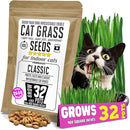 Cat Grass Seeds – Soft, Tasty Wheatgrass – Grows 32 Pots of Fresh Cat Grass for Indoor Cats & Kittens – Easy & Fast to Grow – Bulk Rescuer's Pack Grows 400 Square inches of Edible cat Grass Vitamunch by GreenHaven Gardens