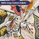 Boho Cotton Throw Blanket - Ultra-Soft Rustic Quilt for Bed, Home Decor & Travel - Large 60"x80" Muslin Blanket - All-Season Lightweight Bedspread & Throw for Women & Moms by CozyNest Decor
