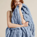 Bedsure GentleSoft California King Blanket for Bed - Super Soft Cozy Blankets for Women Men Girls, Large Fuzzy Fleece Throw for Bedroom Decor, Ashley Blue, 102x96 Inches by CozyNest Decor