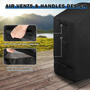 Grill Cover for Traeger Woodridge Pellet Grill TFB86MLH, Outdoor Griddle Cover for Traeger Pellet Smoker Grill, Waterproof BBQ Grill Cover for All Weather by GreenHaven Gardens