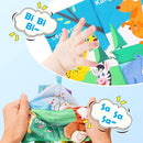 3 Pcs, Baby Books 0-6 Months, Crinkle Books for Babies, Touch and Feel Books for Infants, Infant Tummy Time Toys 0 6 9 Months, Sensory Toys for Babies, Baby Books by TinyTreasures Baby Boutique