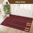 COSY HOMEER-Door-Mat 24"x36" Non Slip Absorbent Entryway Rugs Dirt Trapper Doormats Washable Entrance Mats Low Pile Welcome Floor Mat for Front Back Door and Entry Mats,Red by CozyNest Decor