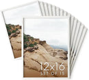 Haus and Hues 12x16 White Oak Wood Picture Frames Set of 15 - Premium Bulk Picture Frames 12x16 Bundle - Elegant Gallery Wall Frame Set for Posters, Art Display - Ideal for Wall Decor in Home & Office by CozyNest Decor