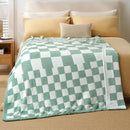 Joiedomi Twin Blanket for Couch, Sage Green Checkered Knitted Blankets Gifts for Women Mom Girls, Cozy Cute Soft Throw Home Room Decor Aesthetic Women Mothers Birthday Gifts 60x80 Inches by CozyNest Decor