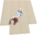 MQIAOHAM® 18 Pieces Puzzle Play Mats, Soft Baby Play Mat, Kids Interlocking Foam Floor Tiles, Toddlers Carpet Playmats G301018-110 by TinyTreasures Baby Boutique