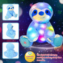 Cuteoy Light-up Plush Blue Sloth LED Stuffed Animal Birthday Christmas Plushies Toy Gifts for Kids Toddler Girls, 10.5" by TinyTreasures Baby Boutique