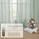 LAMIT 72 Inch Linen Sheer Curtains for Bedroom, Linen Textured Light Filtering Drapes Bronze Grommet Boho Neutral Panels for Farmhouse/Living Room, 2 Panels, 52 x 72 Inch, Light Sage by CozyNest Decor