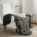 Bedsure GentleSoft Fluffy Olive Green Throw Blanket, Moss Green Decor Cozy Gifts for Women, Men, Soft Fleece Fuzzy Sherpa Plush Warm Thick Faux Fur Throw Blanket for Couch, House, 50x60 by CozyNest Decor