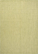 Adiva Rugs Outdoor Indoor Area Rug, Weather Resistant, Easy to Clean, Stain Resistant Floor Mat for Dining Room, Backyard, Deck, Patio (Olive Weiss, 2'6" x 7') by CozyNest Decor