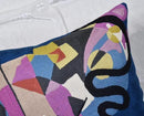 Wool Cotton Blend Abstract Flow Plush Pillow Cover - 18x18, Indoor and Outdoor by CozyNest Decor