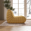 Bean Bag Chair, Loveseat Fireside Chair Bean Bag Sofa Large Bean Bag Chair for Adults, 2 Seater Bean Bag Chairs for Teens with High Density Comfortable Foam, Bean Bag for Living Room, Bedroom (Yellow) by CozyNest Decor
