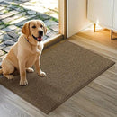 JSEI Dirt Trapper Door Mat 20"x32" Non-Slip Washable Entrance Mat, Dog Doormats, Absorbent & Fade-Resistant Floor Mats, Low Profile Welcome Mats for Entryway, Front Door, and Inside Entrance, Brown by CozyNest Decor