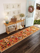 Runners for Hallways Kitchen Runner Rug Non Slip 2'x10' Long Washable Rugs with Rubber Backing Soft Floral Carpet Runner for Hallways, Kitchen, Laundry, Bedroom, Bathroom(Yellow) by CozyNest Decor