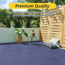 Marine Carpet,6 FT x 18 FT Deep Blue Indoor Outdoor Carpet 0.2" Thick Boat Carpet with Water-Proof TPE Backing, Non-Slide Outdoor Marine Carpet Roll for Home, Patio, Porch, Deck by CozyNest Decor