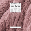 Bedsure GentleSoft Fluffy Dusty Pink Throw Blanket Gifts for Women, Girls, Soft Fleece Cozy Fuzzy Sherpa Plush Warm Minky Thick Faux Fur Throws for Couch, Dark Pink Decor Blanket Gifts for Her, 50x60 by CozyNest Decor