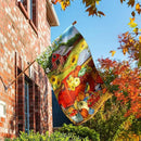 Morigins Autumn Harvest Farm Truck Fall Pumpkin Garden Decorations Double Sided Farmhouse Outdoor House Flag 28 x 40 Inch by GreenHaven Gardens