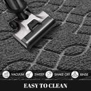 Yimobra Front Door Mat Outdoor Indoor 36x24, All-Season, All-Weather, Heavy Duty Welcome Door Mats Outside Entrance, Non Slip Porch Patio Entrance Mat, Black Gray by CozyNest Decor