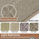 BEQHAUSE Dirt Trapper Door Mat 20" x 32", Doormat Non-Slip Entryway Rugs Washable, Dog Door Mat Stain Resistant and Absorbent Welcome Floor Mat for Front Back Door, Muddy Wet Shoes & Paws, Beige by CozyNest Decor