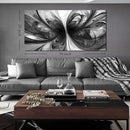 Large Abstract Canvas Wall Art Living Room Black Art Wall Decor for Office Teenage Boy Room Decor 29 x 59 Inch by CozyNest Decor
