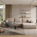 108" Sectional Couches for Living Room Modern Modular Sofa with L-Shape Couchs Upholstered Boneless Couch Deep Seat Sectional Couch with Chaise (Camel, Right Facing Chaise+2Seaters) by CozyNest Decor
