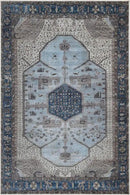 Keen Home Design 8x10 Rug - Machine Washable Area Rug with Non-Slip Backing, Ideal for Living Room, Dining Room, Bedroom - Vintage, Easy Clean, Durable, Low Pile Rug - (8' x 10') by CozyNest Decor