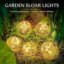 Honoson 3.9 Inch Solar Globe Lights Outdoor Waterproof, Solar Balls for Garden Cracked Glass Ball, Ground Landscape Garden Decor for Patio and Yard Lawn Backyard (6 Pieces) by GreenHaven Gardens