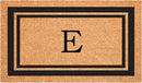 Calloway Mills 152962436E Black Border 24" x 36" Monogram Doormat, (Letter E) by CozyNest Decor