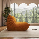 Bean Bag Chair, Oversized Loveseat Fireside Chair for Adults, 2 Seater with Memory Foam Filled, Lazy Sofa Lounge Floor Sofa for Living Room, Bedroom, Office, No Assembly Required. (Yellow)