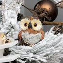 AuldHome Design Woodland Friends Figurines (Set of 3, Fox/Owl/Hedgehog); Forest Animals Decor for Fall, Christmas, Winter and Themed Decor or Parties by CozyNest Decor