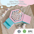 Foam Climbing Blocks for Girls Toddlers,Pink Soft Play Set Ball Pit,Climb & Crawl Foam Playset for Kids, Toddler Climber Indoor with Pad,Easy to Clean by TinyTreasures Baby Boutique