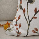 YOUR SMILE Classical Embroidery Jacquard Orange Square Decorative Throw Pillow Case Cushion Cover,12x20 inch by CozyNest Decor