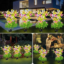 Solar Garden Lights Outdoor Waterproof,2 Packs Solar Swaying Butterfly Lights Decor,Gardening Butterfly Gifts for Mom Women,Solar Flowers Plant Lights Decorative Stakes for Yard Patio Lawn Pathway by GreenHaven Gardens