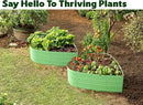 Galvanized Raised Garden Beds Outdoor // Planter Raised Beds for Gardening, Vegetables, Flowers // Large Metal Garden Box (Light Green) // Tool-Free Assembly by GreenHaven Gardens
