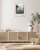 HesenDot Natural OAK Wood Yosemite National Park Framed Wall Art,12x16in Natural Scenery Canvas Wall Print,Classic Urban Landmark Wall Decor for Living Room,Bedroom,Office Gallery Gifts Set of 1 by CozyNest Decor