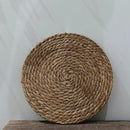 Defined Deco Woven Placemats Set of 4,12" Round Rattan Placemats,Natural Hand-Woven Water Hyacinth Placemats,Farmhouse Weave Place Mats,Rustic Braided Wicker Table Mats for Dining Table,Home,Wedding. by CozyNest Decor