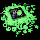 Glow in The Dark Stars for Ceiling, 500-Count, Largest Ceiling Glow Stars Assortment Includes Jumbo Sun, All 9 Planets, Bonus Moon and Entire Big Dipper Constellation Plus More! Stocking Stuffers by TinyTreasures Baby Boutique