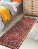 Keen Home Design 2x10 Rug - Machine Washable Runner Rug with Non-Slip Backing, Ideal for Hallway, Entryway, Kitchen, Laundry Room - Vintage, Easy Clean, Durable, Low Pile - (2'6" x 10') by CozyNest Decor